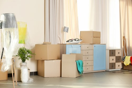 Storage items being sorted for recycling and reuse at Walthamstow Storage
