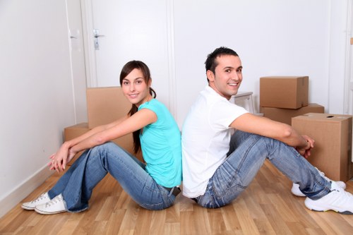 Seasonal items and furniture prepared for storage in Walthamstow